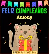 GIF Feliz Cumpleaños Antony